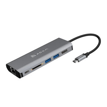 Adam Elements CASA A01 6 port USB-C Hub - Silver