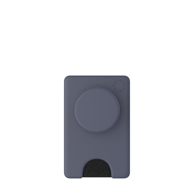 Popsockets - PopGrip PopWallet+ - Pebbled Vegan Leather Black