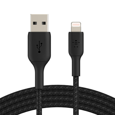 Belkin - Cable - Braided - A to Lightning - 3M - WHT