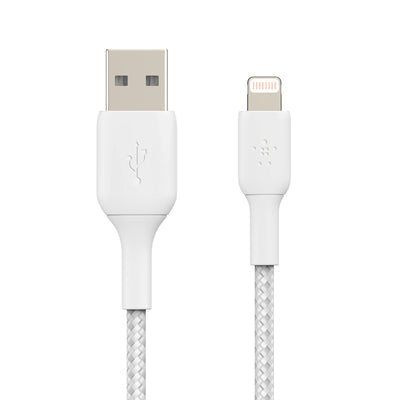 Belkin - Cable - Braided - A to Lightning - 3M - BLK