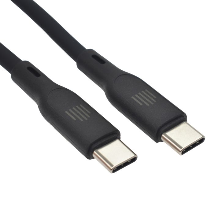Dviced Cable USB-C to USB-C silicone 1,25m - White