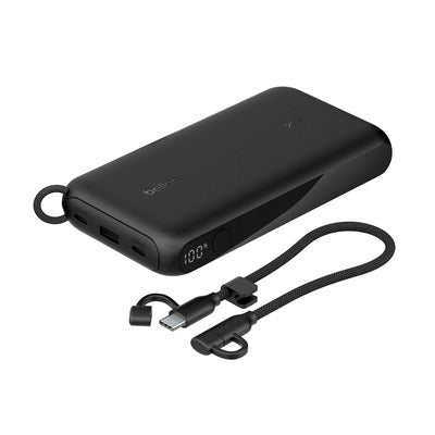 BELKIN - POWERBANK - 10K W/ DISPLAY - BLACK