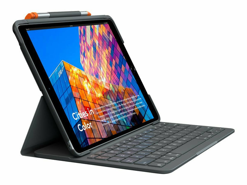 LOGITECH SLIM FOLIO FOR IPAD (7TH GENERATION) - GRAPHITE - ARA