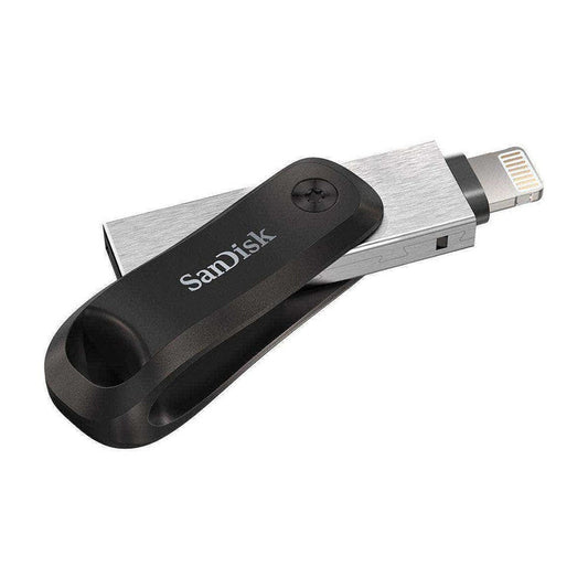 SanDisk iXpand Flash Drive Go 128GB - USB3.0 + Lightning - for iPhone and iPad