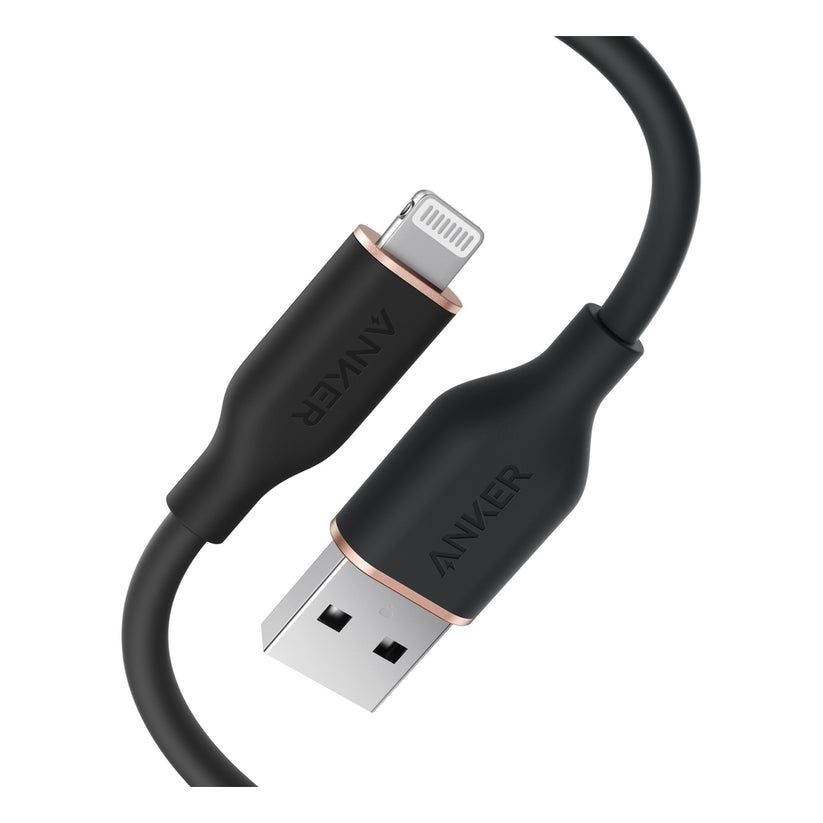 Anker PowerLine III Flow USB-A to Lighting Cable Black