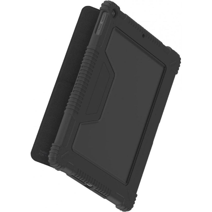 AT ANTI-BACTERIAL PROTECTION MIL DROP-PROOF FOLIO CASE FOR IPAD 10.2inch 2019 BLACK