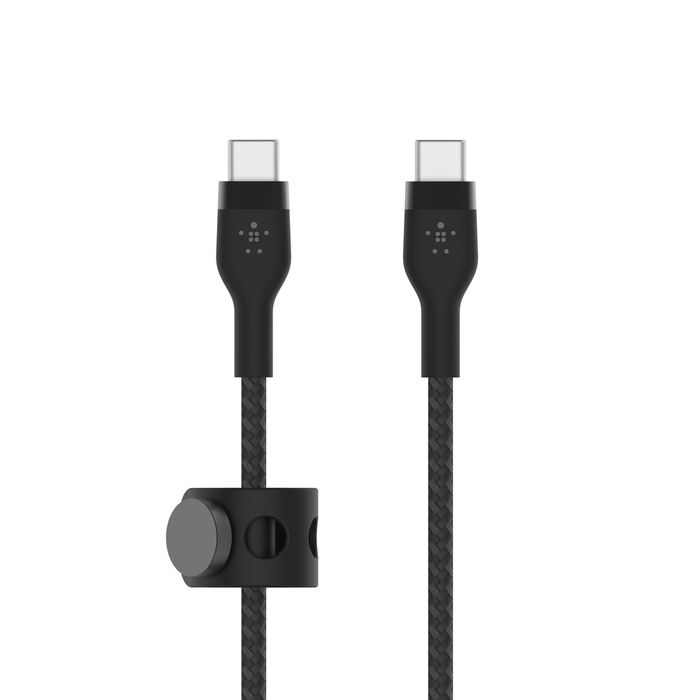 Belkin - Cable - Braided Silicone - C to C - 2.0 - 1M - White