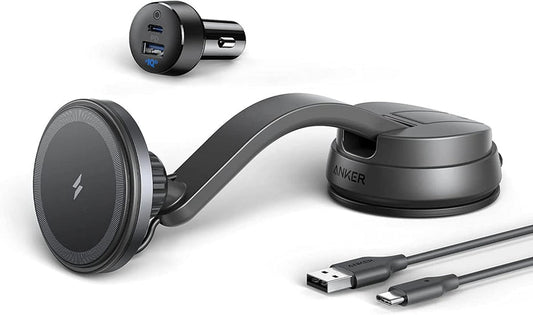 Anker 613 Magnetic Wireless Car Charger (MagGo) Black