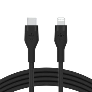 Belkin - Cable - Silicone - Lightning to Type-C - 1m - Black