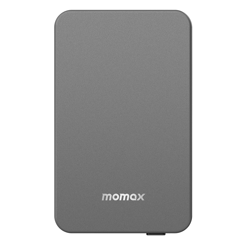 MOMAX Q.MAG POWER6 5000mAh MAGSAFE WRLS PWR BANK SPACE GREY