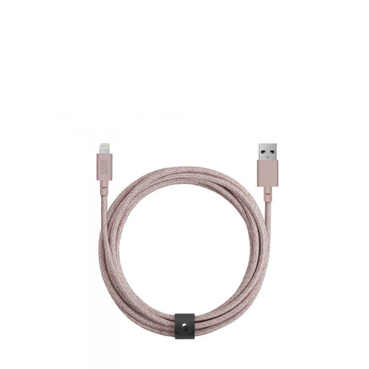 Native Union - Belt Cable XL 3 Meter Lightning - Rose