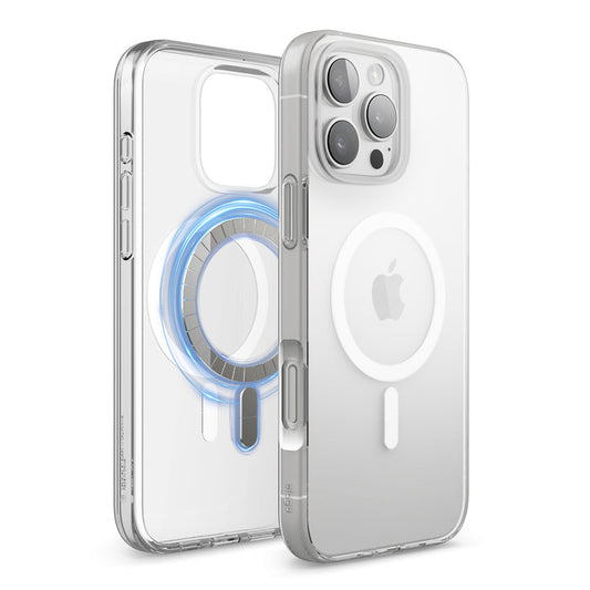 Elago Magnetic Hybrid case for iPhone 16 Pro Max (6.9 inch) - Clear with White MagSafe