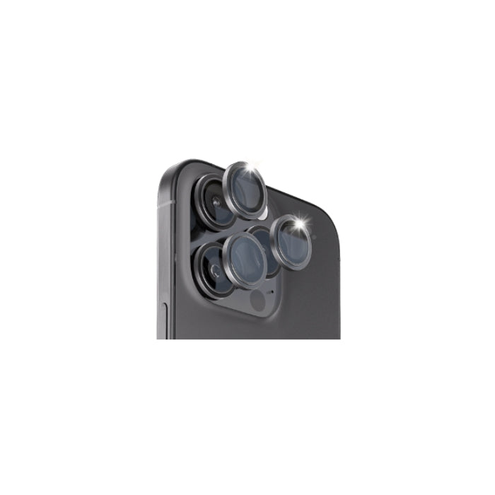 Camera Lens Protection for iPhone 15 Pro / Pro Max, Silver