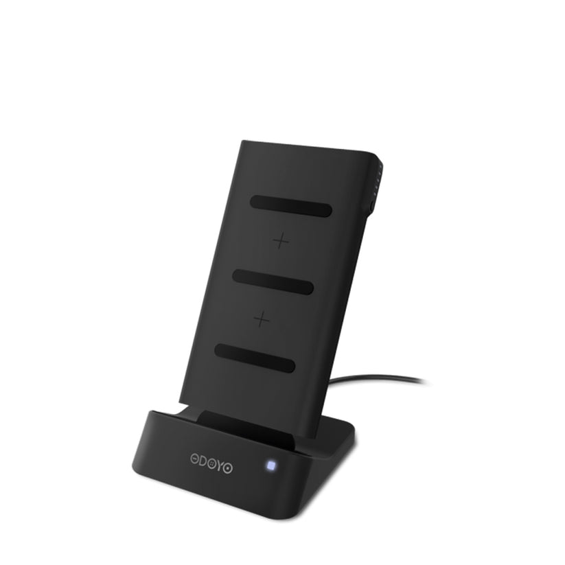 Odoyo - Wireless Charging Dock AND Portable Battery Pack 6000mAh/22.2Wh - White